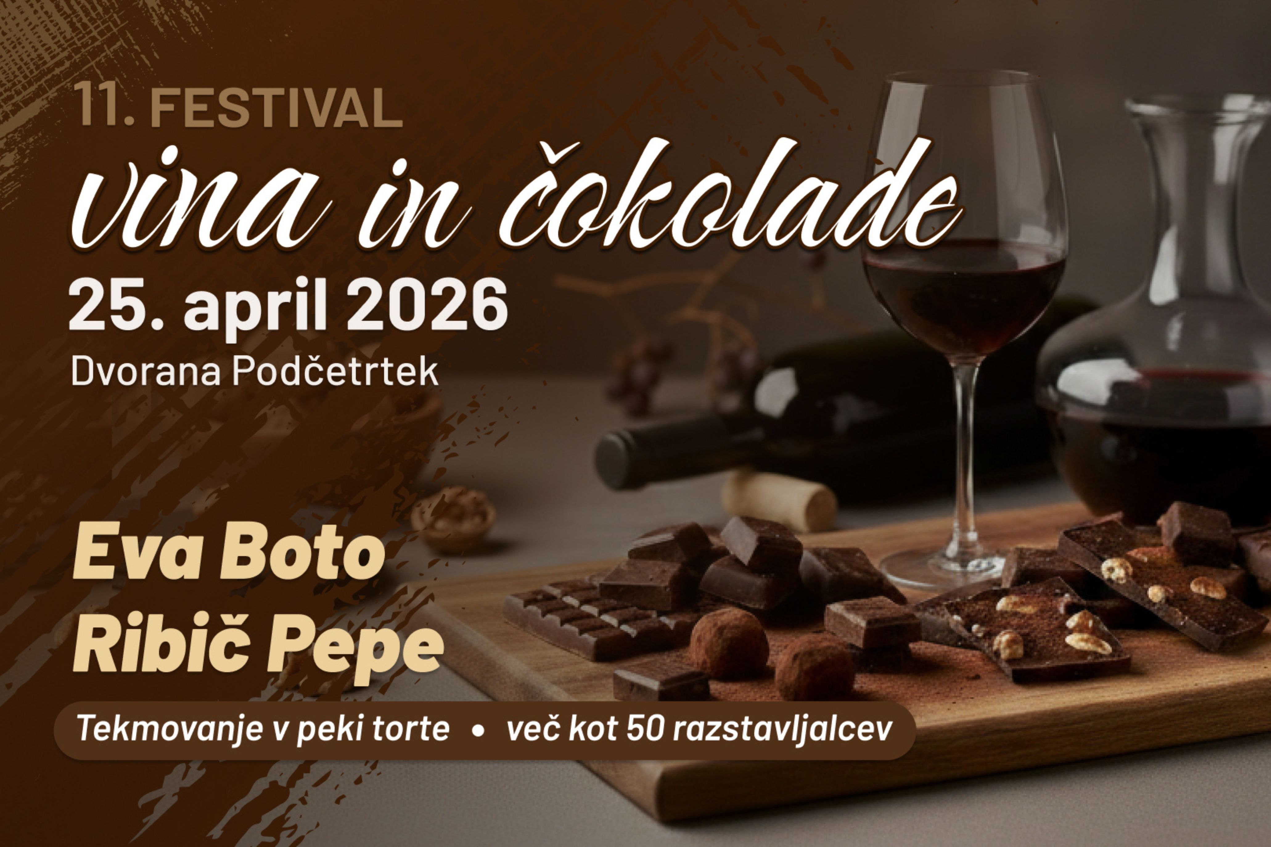 Festival vina in cokolade 2026 Festival vina in cokolade 2026